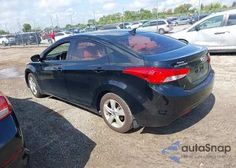2013 Hyundai Elantra Gls from USA, damaged, VIN 5NPDH4AE0DH413573